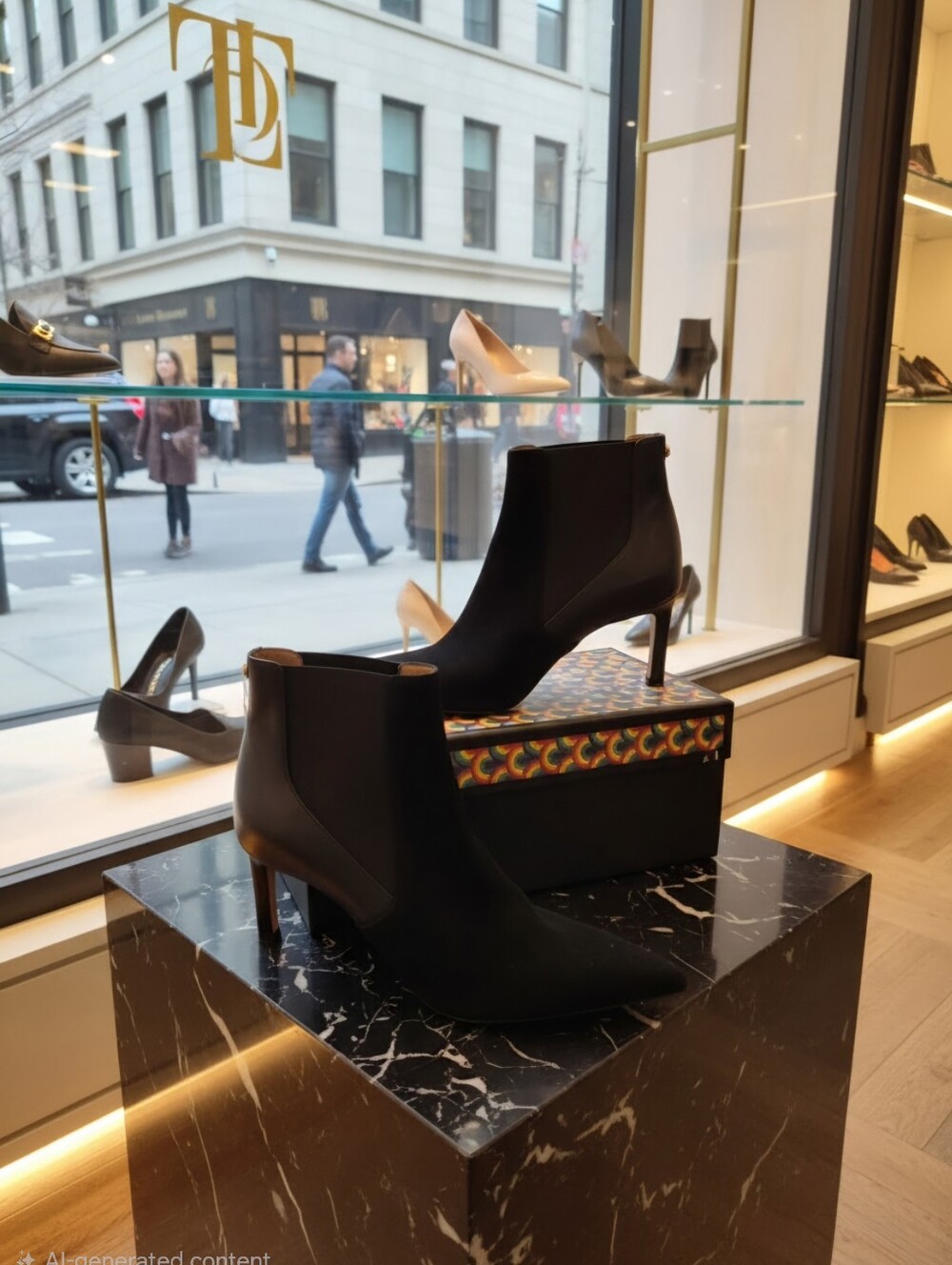 BOSS JANET POINTED-TOE CHELSEA ANKLE BOOTS WOMEN'S SZ EU 37 USA APPROX 6.5 $330
